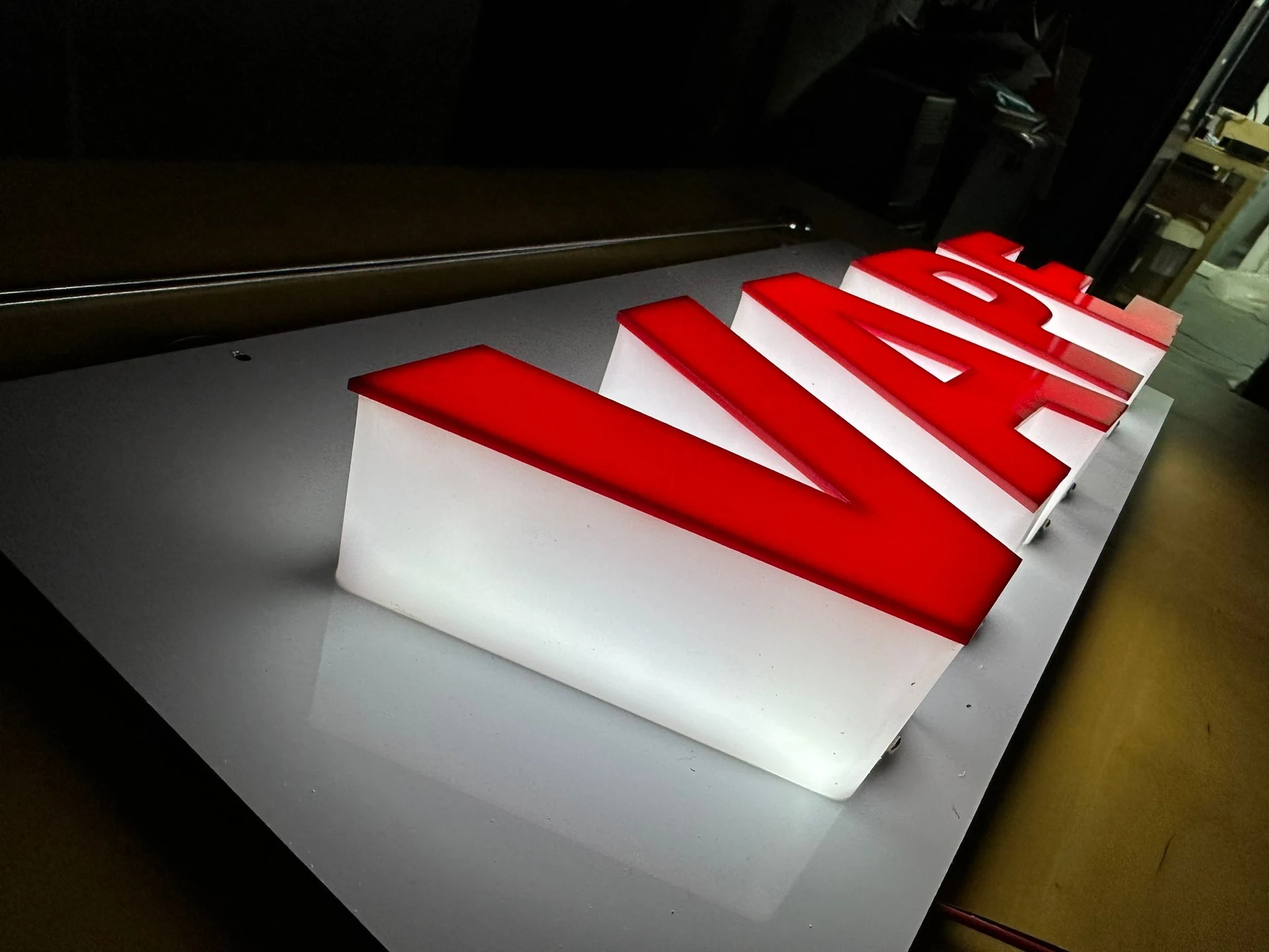 3D Lettering project detail